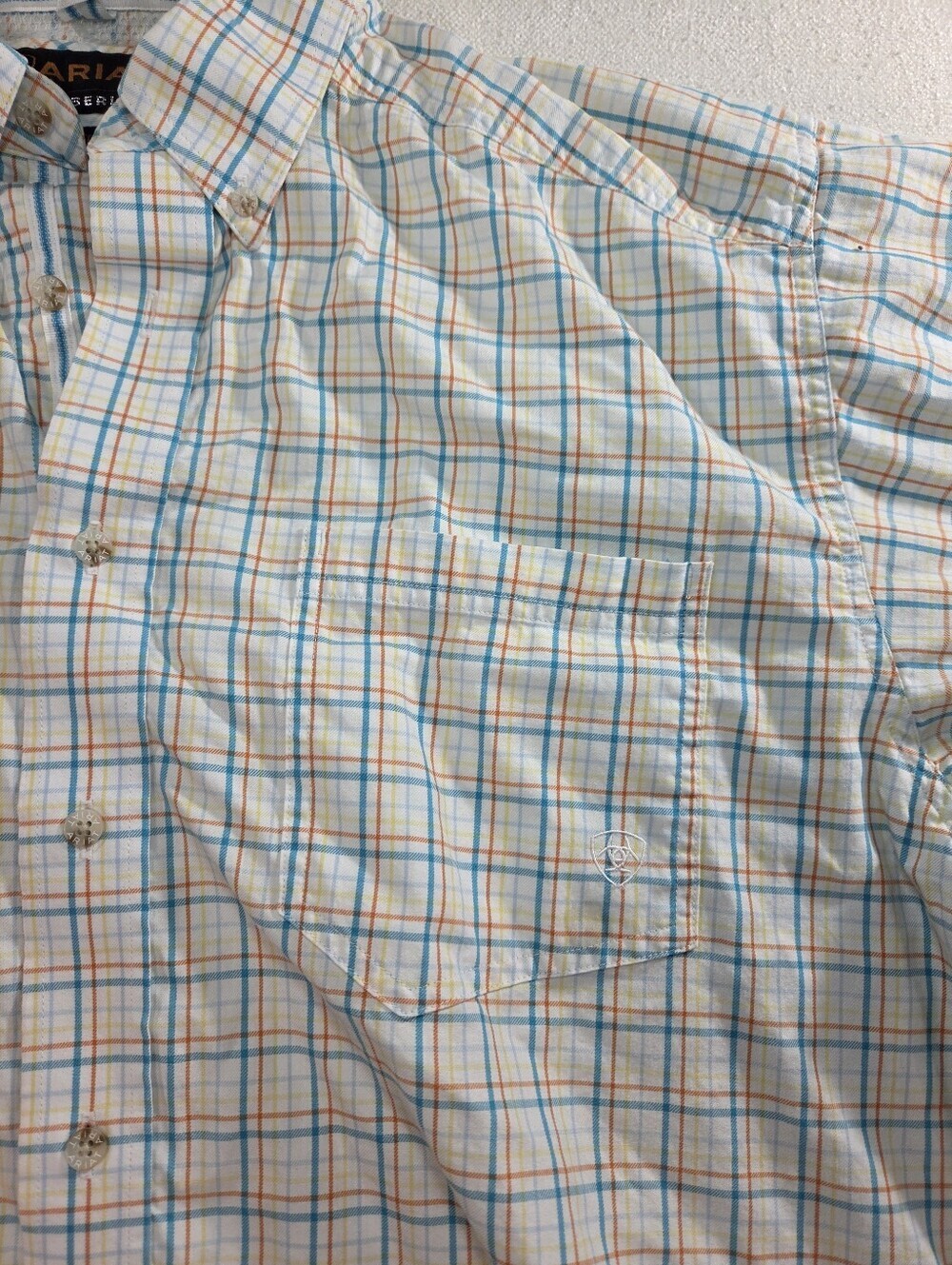 Ariat Pro Series Plaid Western Shirt XL - Picture 2 of 7